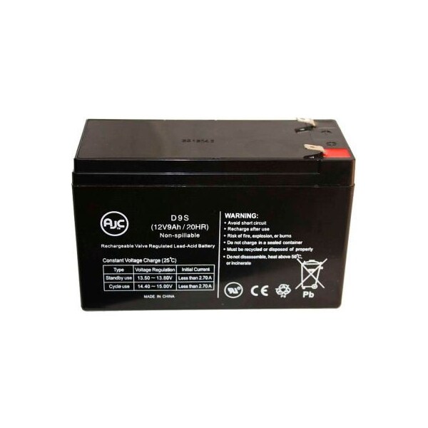 Battery Clerk UPS Battery, UPS, 12V DC, 9 Ah, Cabling, F2 Terminal MINUTEMAN-PRO 700LCD - main